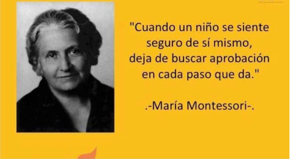 María Montessori, reflexión